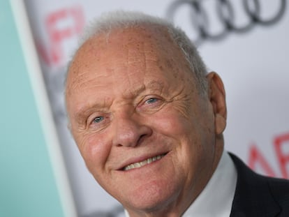 Anthony Hopkins, en el estreno de 'Los dos papas' en el Teatro Chino de Hollywood en noviembre de 2019