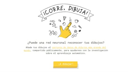 Interfaz de la app de Google