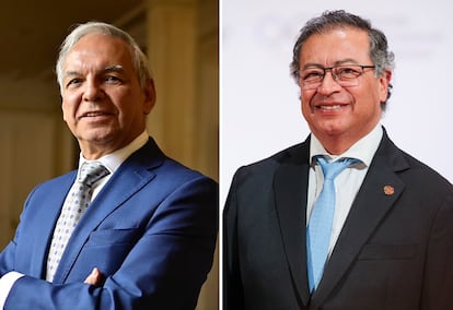 Ricardo Bonilla y Gustavo Petro