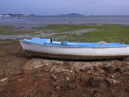 Estado actual del mar Menor en la población de Los Urrutias.