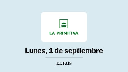 Sorteo de La Primitiva lunes 1 septiembre