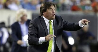 El entrenador Miguel Herrera el julio pasado.