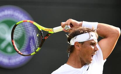 Rafael Nadal, en Wimbledon.