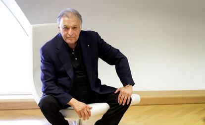 Zubin Mehta, ayer en su camerino del Palau de les Arts de Valencia, antes del ensayo de &#039;Otello&#039;.