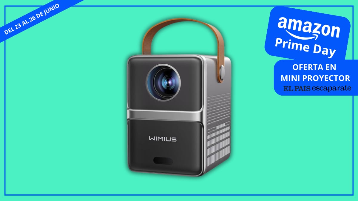 Adiós a los televisores caros: el mini proyector 4K con Netflix y sonido Dolby que arrasa en Prime Day por solo 105€
