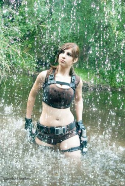 La 'cosplayer' Jillstyler, en la piel de Lara Croft.