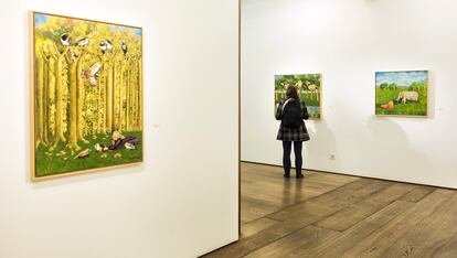 Imagen de la exposición de Isabel Villar.