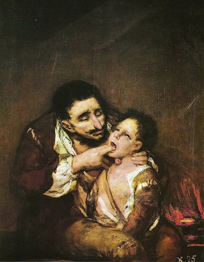 'Lazarillo de Tormes' o 'El Garrotillo', de Francisco de Goya (1819).