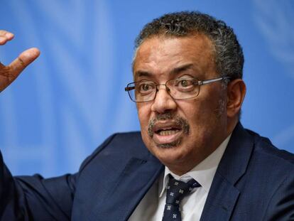 O diretor general Tedros Adhanom Ghebreyesus.