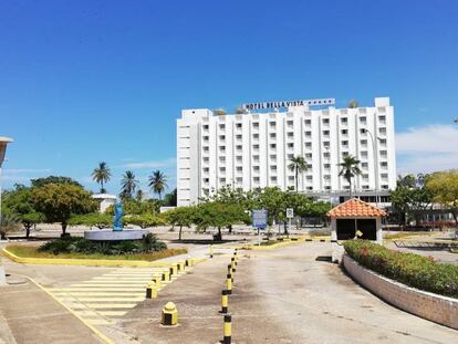 Hotel cerrado en Isla Margarita, en Venezuela.