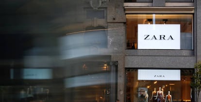 Escaparate de Zara en Madrid.