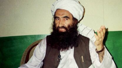 Jalaluddin Haqqani, en una imagen de 1998. 