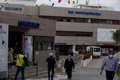 Hospital Universitario HM Monteprincipe , en Boadilla del Monte, en abril de 2021.