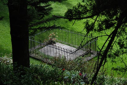 La tumba de Napoleón en Santa-Helena.