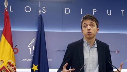 Íñigo Errejón ha abandonado el escaño de Podemos para dedicarse a la campaña madrileña.
