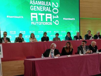 Asamblea General de la Asociación de Trabajadores Autónomos (ATA). Imagen extraída de la web de ATA.