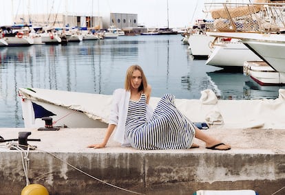 One of the images from the Mango collection, inspired by the Mediterranean.