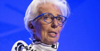 Christine Lagarde, presidenta del BCE.
