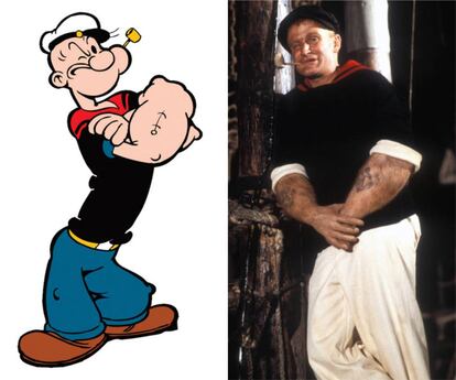 El Popeye de Robert Alrman, al que dio vida Robin Williams, se convirtió en uno de los mayores fracasos de la carrera de ambos en 1980: fue un fracaso de crítica y de público.