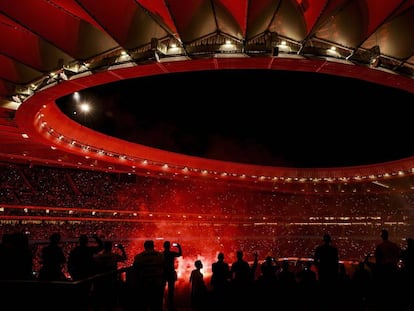 El Wanda Metropolitano, este sábado.