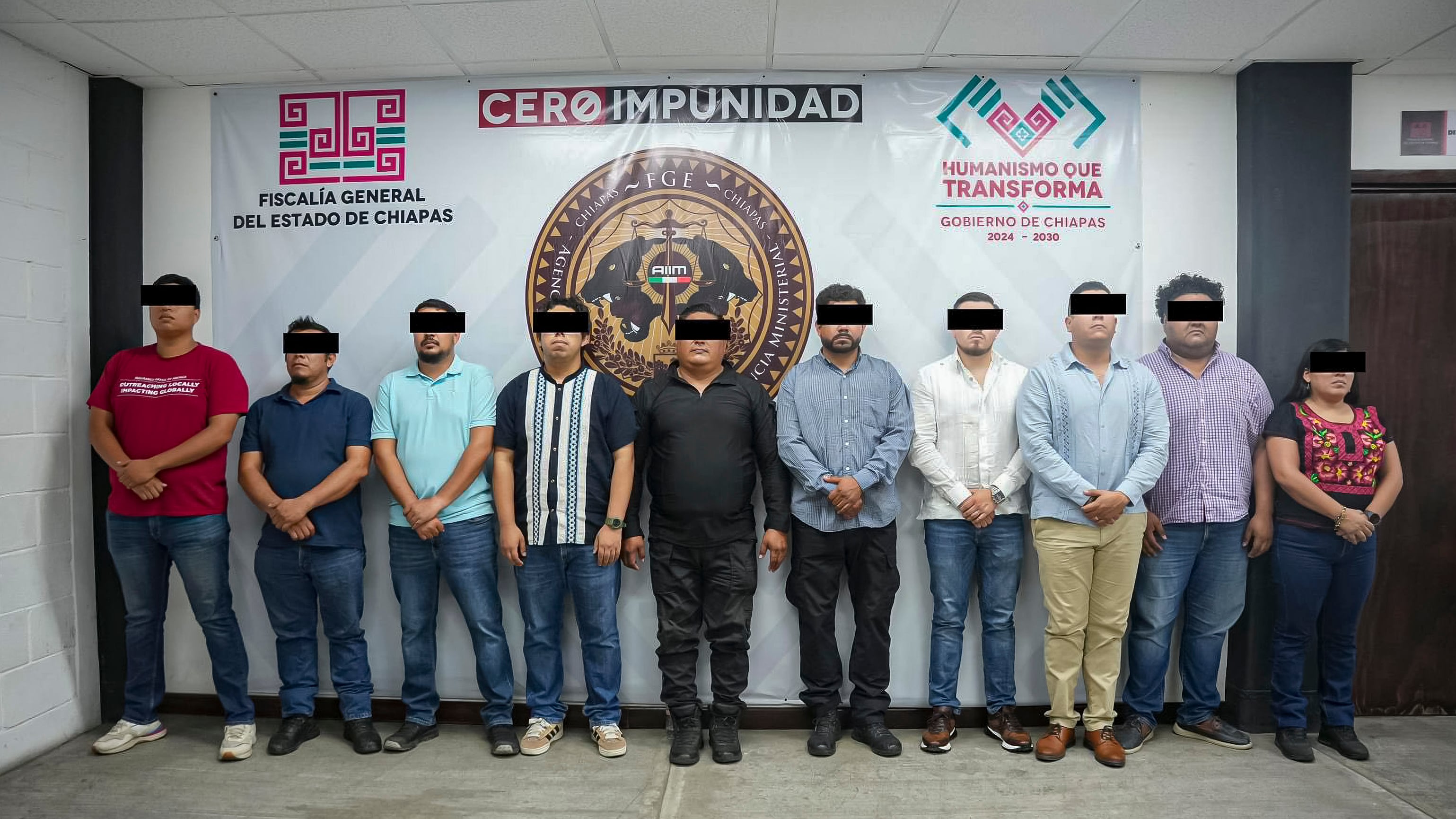 La Fiscalía de Chiapas detiene a 10 policías estatales por la tortura de dos hombres