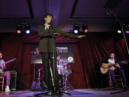 Tomasito durante el concierto que ofreci&oacute; en el festival Flamenco On Fire. 