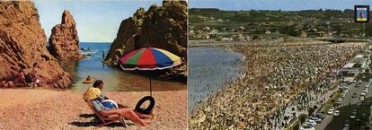 'Mar menuda' (Tossa de Mar), 1959. Playa de San Lorenzo (Gijón), 1967.