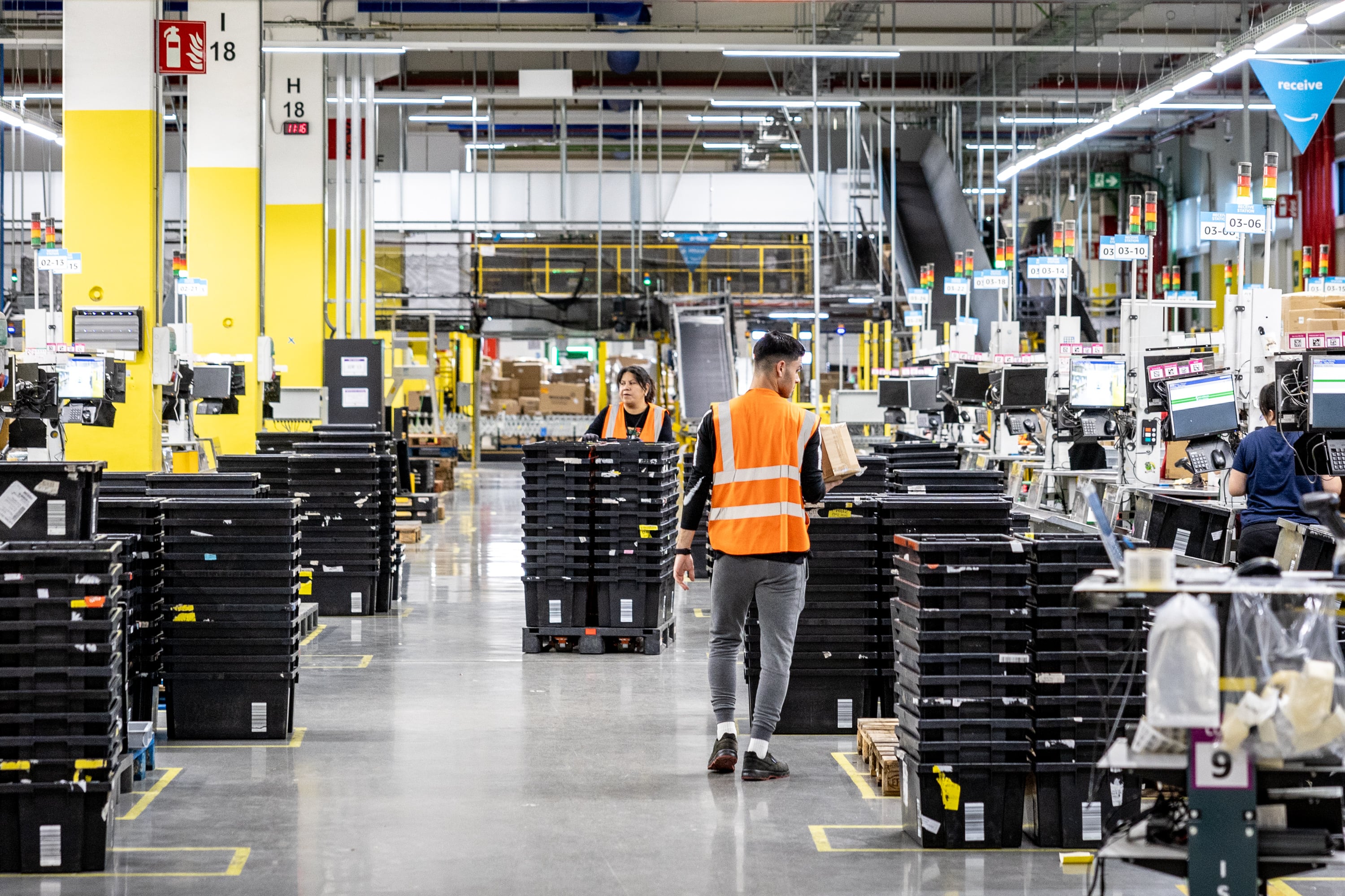 Instalaciones de Amazon en Illescas (Toledo), en noviembre de 2024.