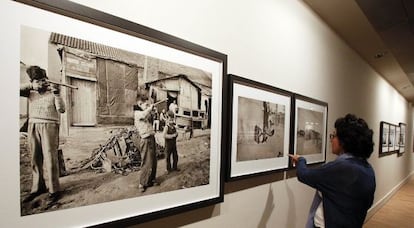 Aspecto de la exposición sobre el gran fotógrafo Brangulí, que en junio de 2011 pudo verse en el Centro de Cultura Contemporánea de Barcelona.