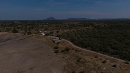 Vista del rancho de Norma Angélica Miranda y Lidia Juárez.