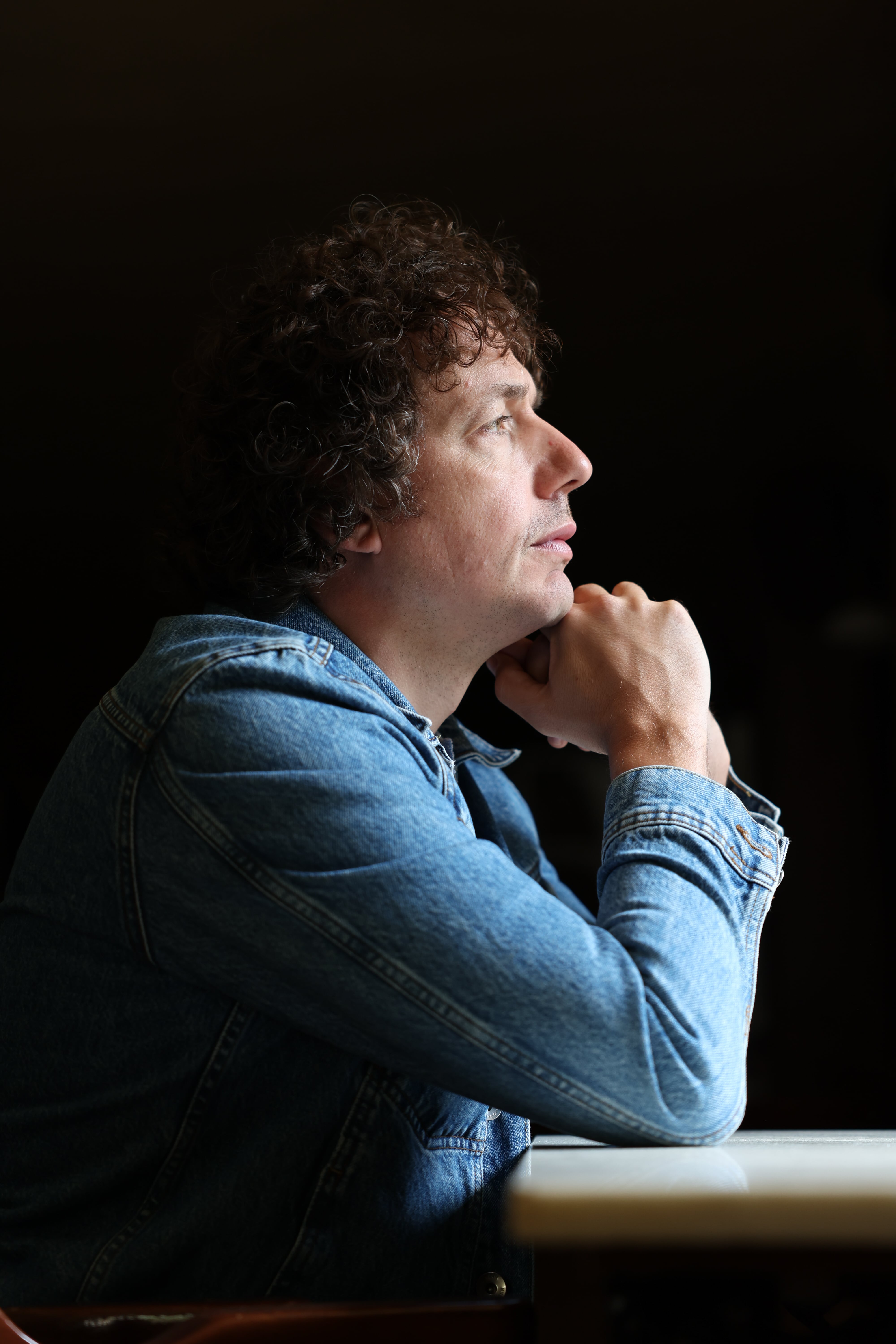 El actor Vito Sanz, el viernes pasado en un bar del centro de Madrid.