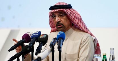 Khalid al-Falih, presidente de Aramco y ministro de Energ&iacute;a saud&iacute;.