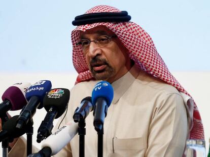 Khalid al-Falih, presidente de Aramco y ministro de Energ&iacute;a saud&iacute;.