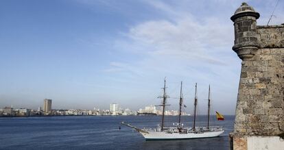 El Juan Sebastián Elcano llega a La Habana para una visita oficial de cinco días 