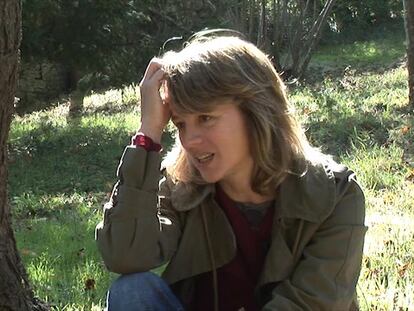 Emma Suárez en el rodaje de '¿Para qué sirve un oso?'