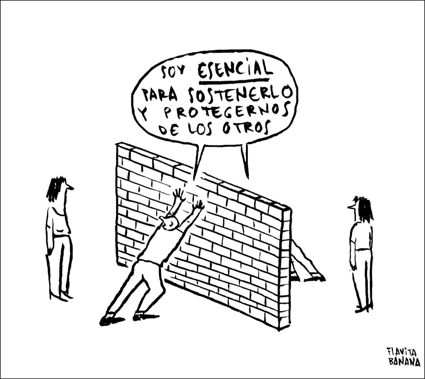 Flavita Banana: el muro