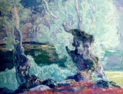 'Oliveres' d'Anglada Camarasa, cap a l'any 1926.