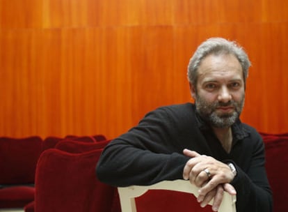 Sam Mendes, ayer en el teatro Español de Madrid.