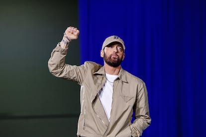 El rapero Eminem en octubre de 2024.
