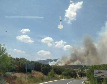 Incendio en Navalafuente