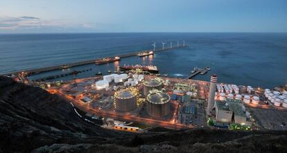Planta de regasificación Bahía de Bizkaia Gas (BBG), de Enagás.