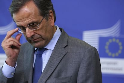 Andonis Samaras, primer ministro de Grecia.