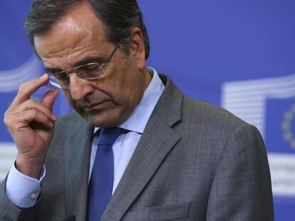 Andonis Samaras, primer ministro de Grecia.