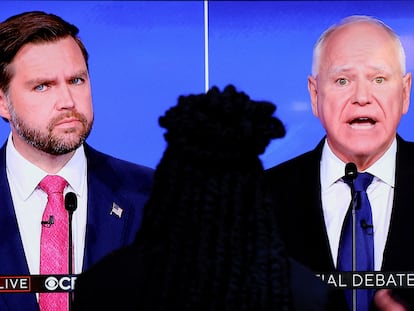 J. D. Vance y Tim Walz