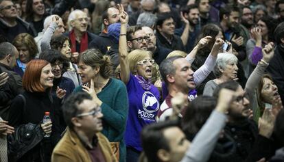 Votantes de Podemos.
