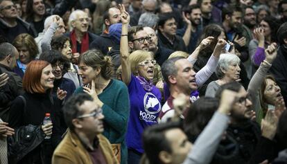 Votantes de Podemos. 