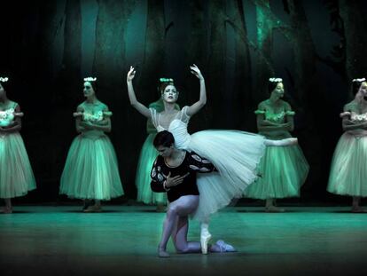 El Ballet Nacional de Cuba durante &#039;Giselle&#039;.