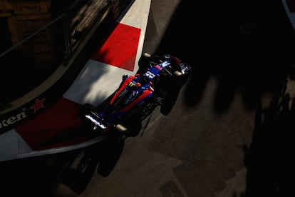 El piloto español Carlos Sainz, en un momento de la carrera.