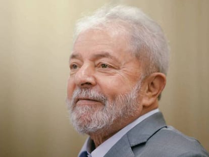 O ex-presidente Lula, durante entrevista ao EL PAÍS.