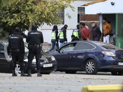 Momento de la 'Operación Drake', dirigida por la Policía Nacional. 